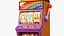 3D Classic Slot Machine model