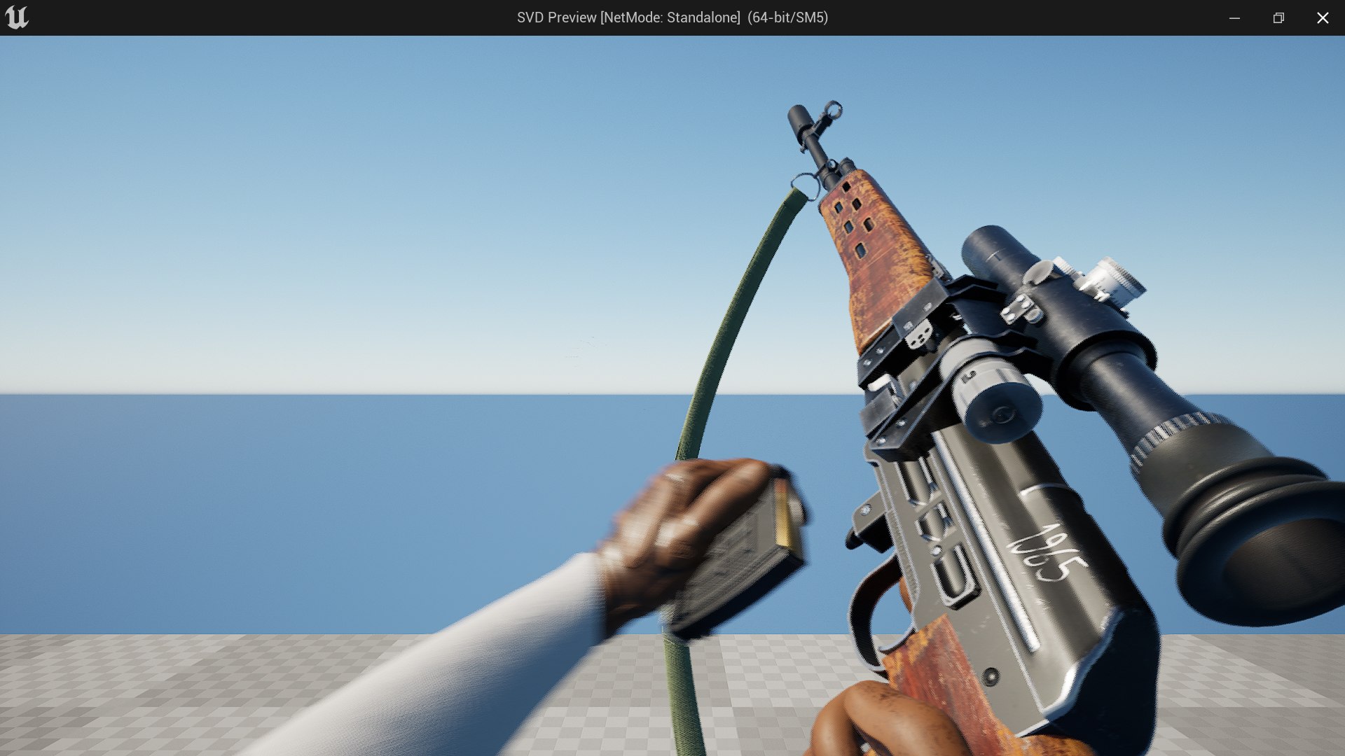 SVD Sniper Rifle Fps - Tps 3D Model - TurboSquid 2406342