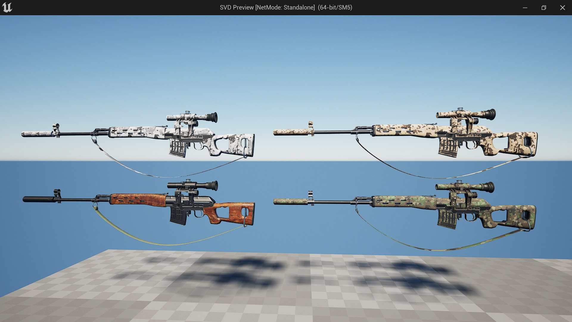 SVD Sniper Rifle Fps - Tps 3D Model - TurboSquid 2406342