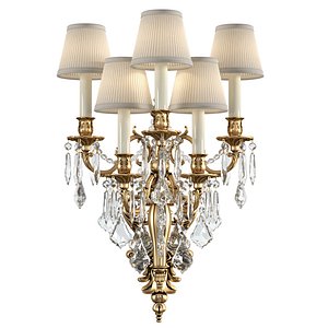 Crystal Wall Sconce Zanaboni