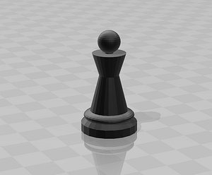 pawn 3D model