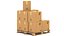 3D UPS Cardboard Box with Pallet