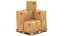 3D UPS Cardboard Box with Pallet
