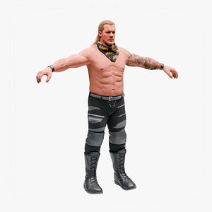 3D Chris Jericho -  WWE model
