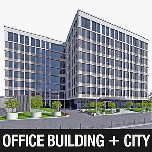 Office Building 01 3D model