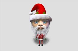 3d santa claus model