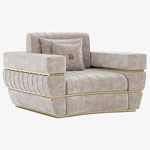 3D model Fertini Casa Luxury Signature Armchair