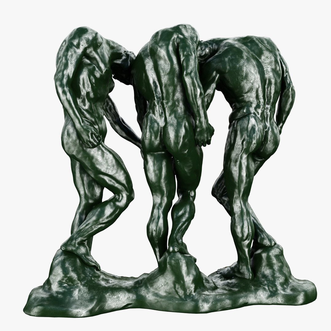 Obj Statues Shades Rodin
