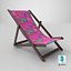 3D Deckchair 01 n model