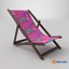 3D Deckchair 01 n model