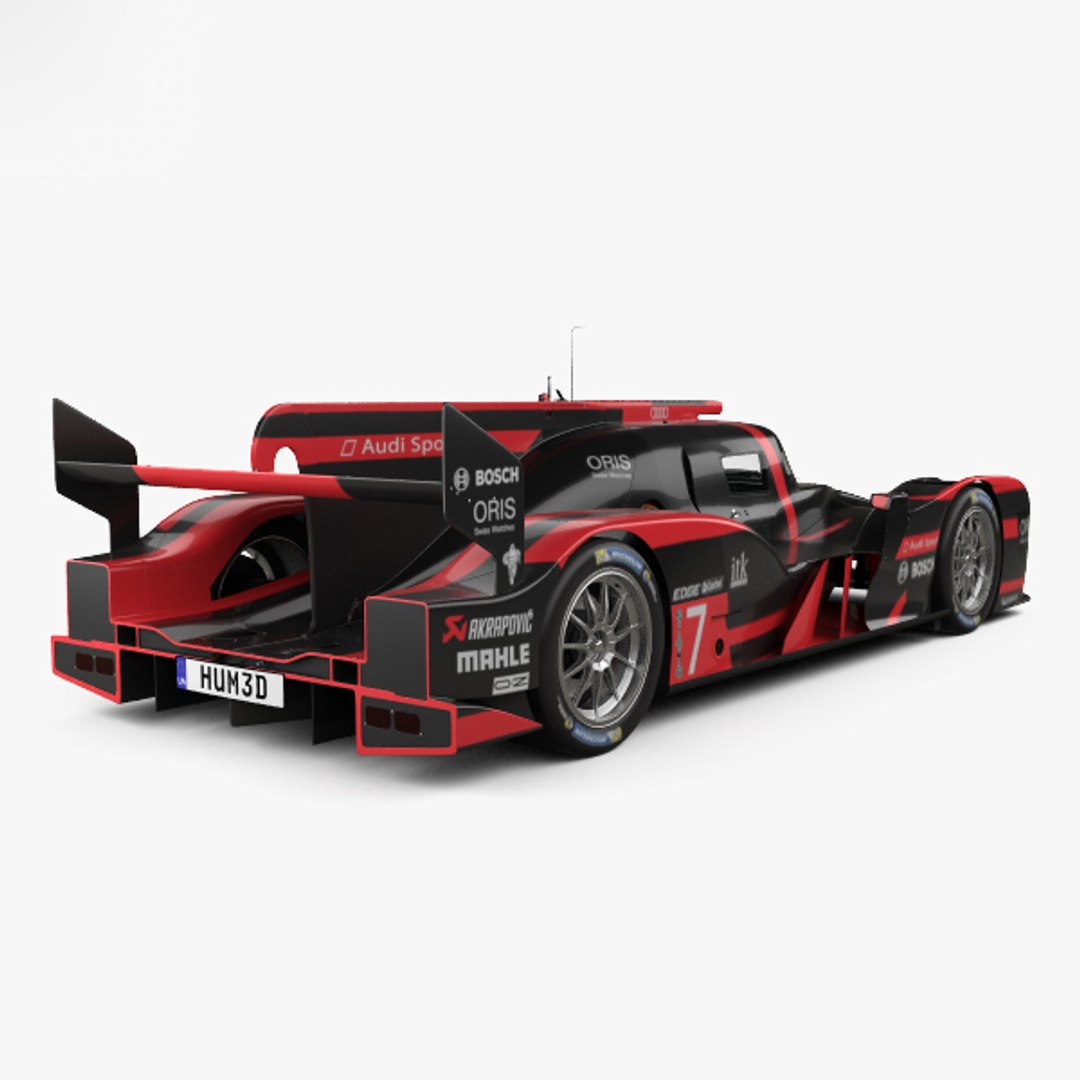 3D audi r18 r - TurboSquid 1302137