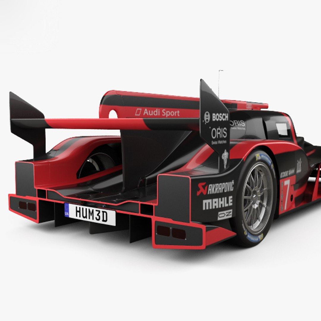 3D audi r18 r - TurboSquid 1302137