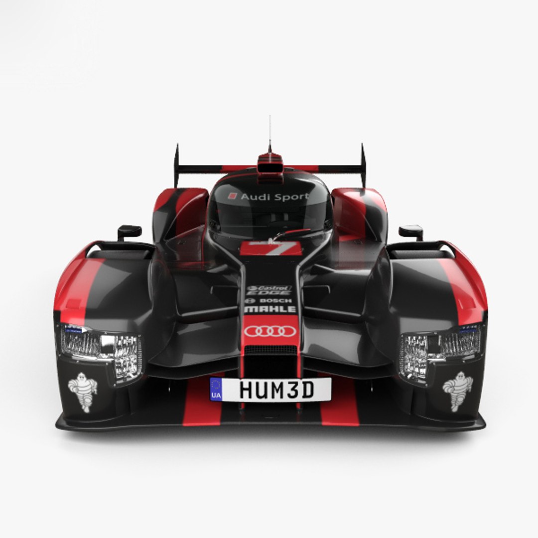 3D audi r18 r - TurboSquid 1302137