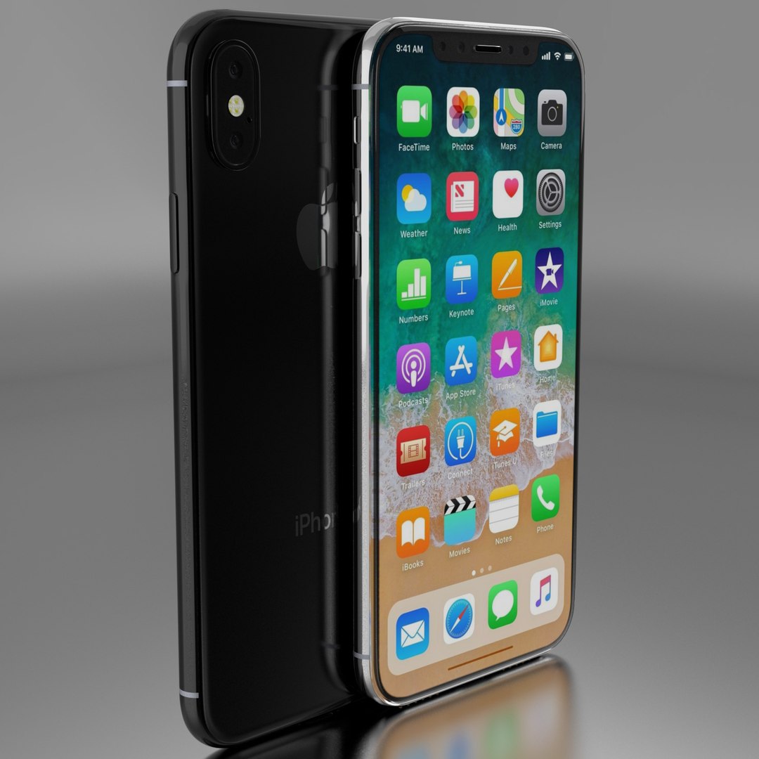 X Phone 3D Model - TurboSquid 1201978