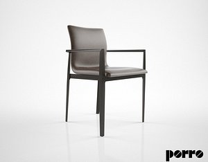3d model porro garda chair