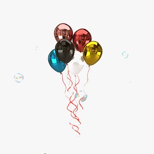 Bubbles and balloons max 3D