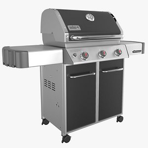 weber genesis grill e-310 3d max
