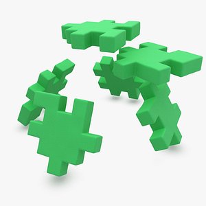 Happy Cube Green (ANIMATED)
