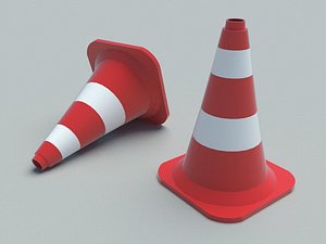 traffic cone 3D model