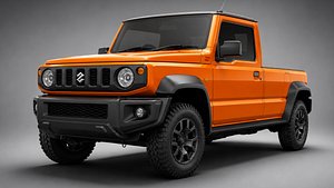 3D Suzuki Jimny Pickup SUV 3D Model