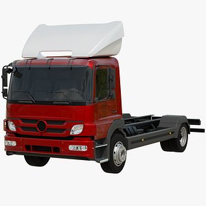 Commercial Truck Cab Rigged