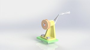wedge pulley 6X6X20 model
