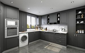 3D Modern Kitchen model