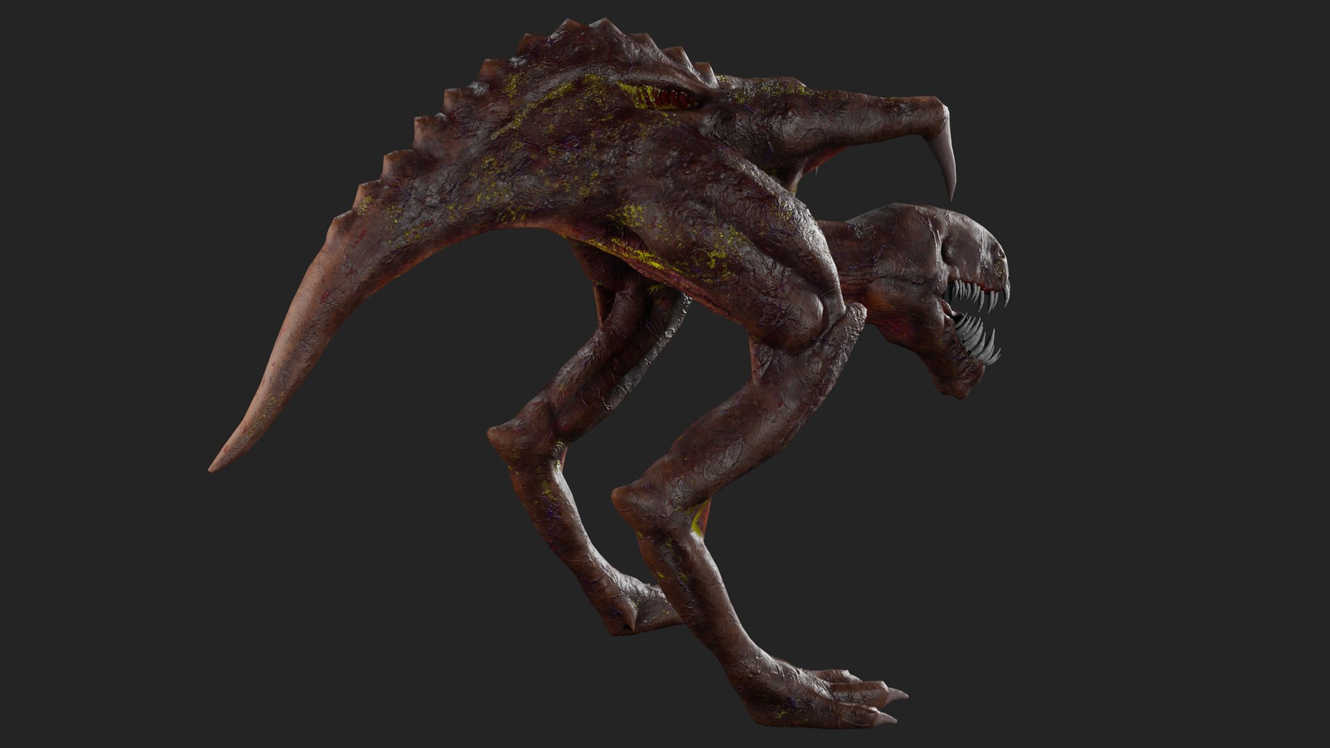 Monster PBR Low-poly 3D model - TurboSquid 2105289