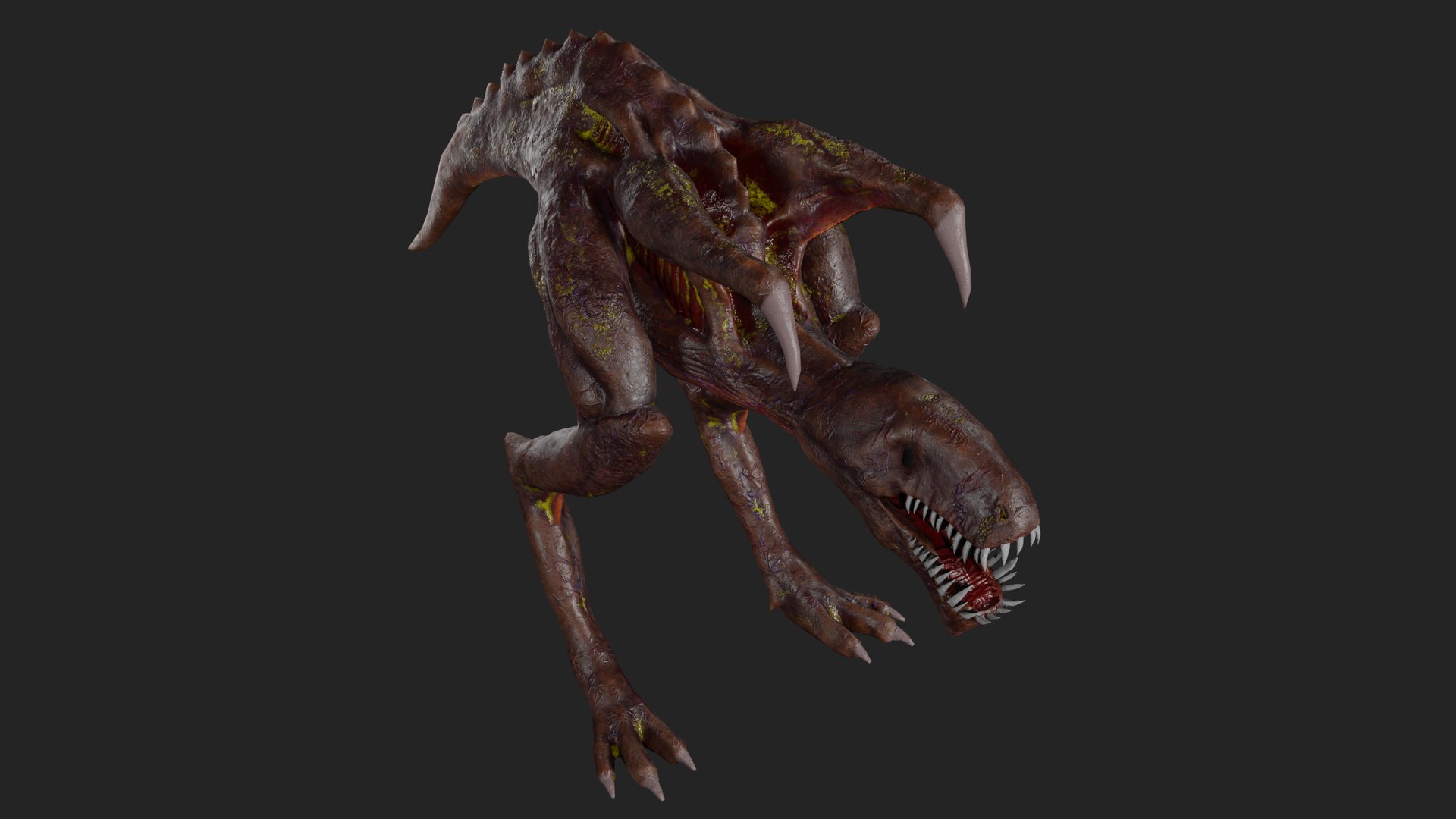 Monster PBR Low-poly 3D model - TurboSquid 2105289