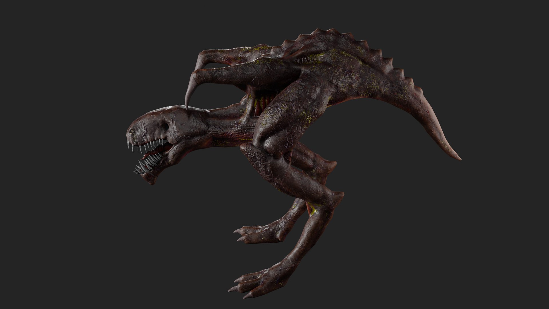 Monster PBR Low-poly 3D model - TurboSquid 2105289