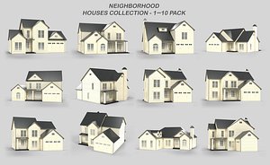 Neighborhood Houses Collection 10 Pack T5 model