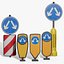 Пакет дорожных столбиков Island Pack