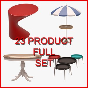 3D model 23 set
