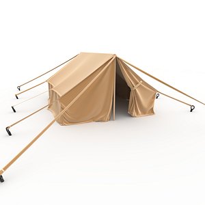 3D Military Tent 44 model