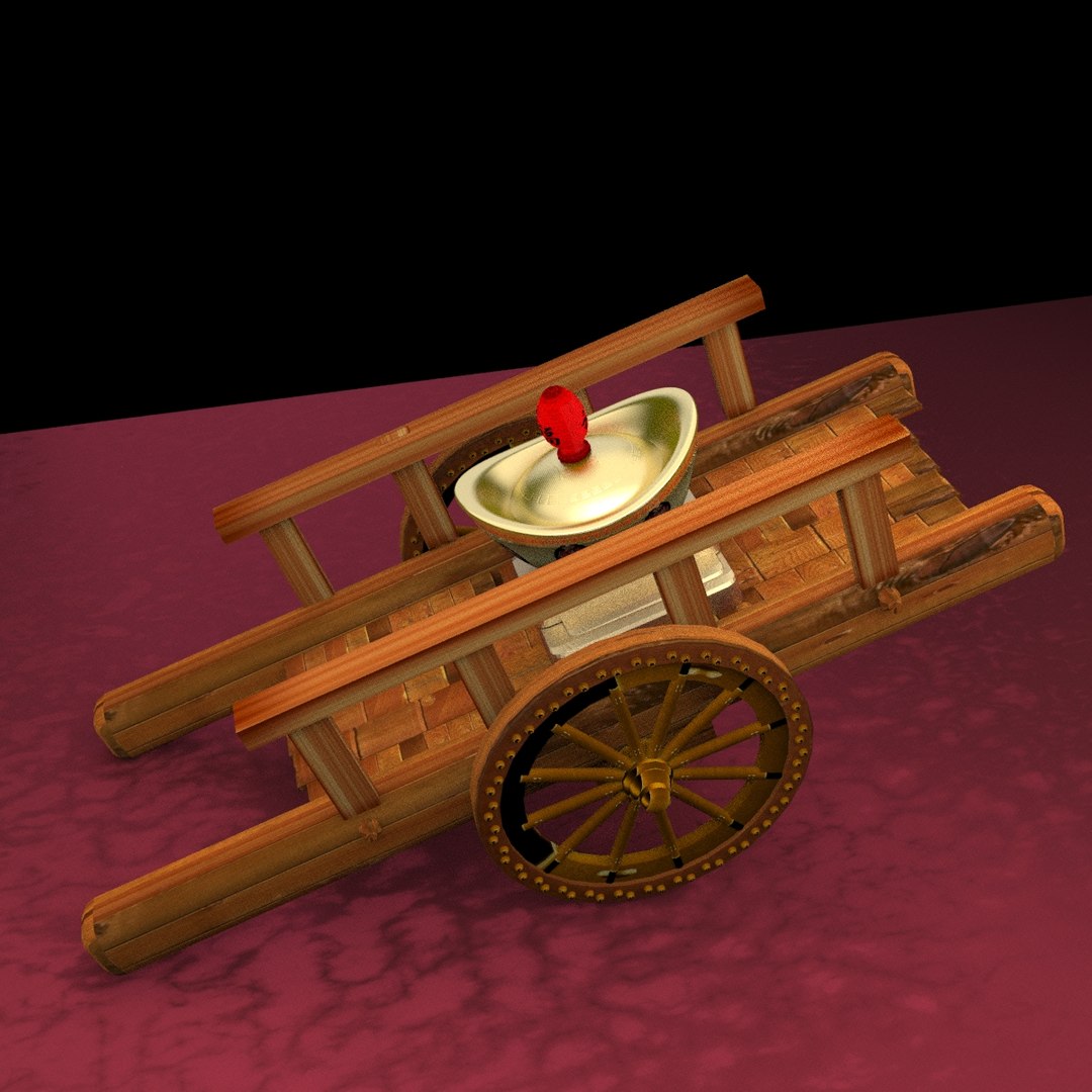 Chinese Cart 3D - TurboSquid 2212973