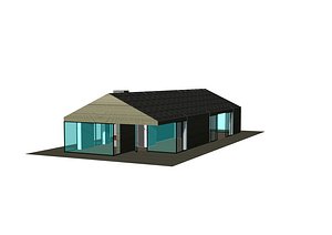 beach cottage 3D model