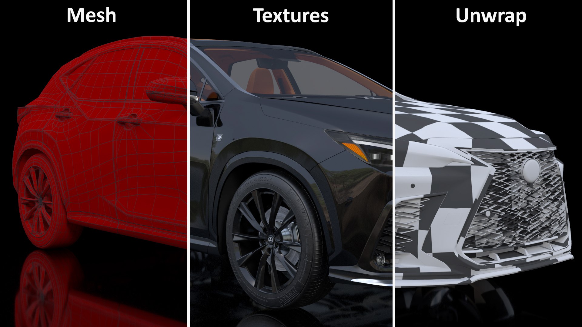 3D 2024 Lexus NX Black Rigged model https://p.turbosquid.com/ts-thumb/aW/dxMjwe/9f/2024lexusnxblackrigged3dsmodel040/jpg/1701455417/1920x1080/fit_q87/0f46bce6741f0401efb36b497fd5112765759f35/2024lexusnxblackrigged3dsmodel040.jpg