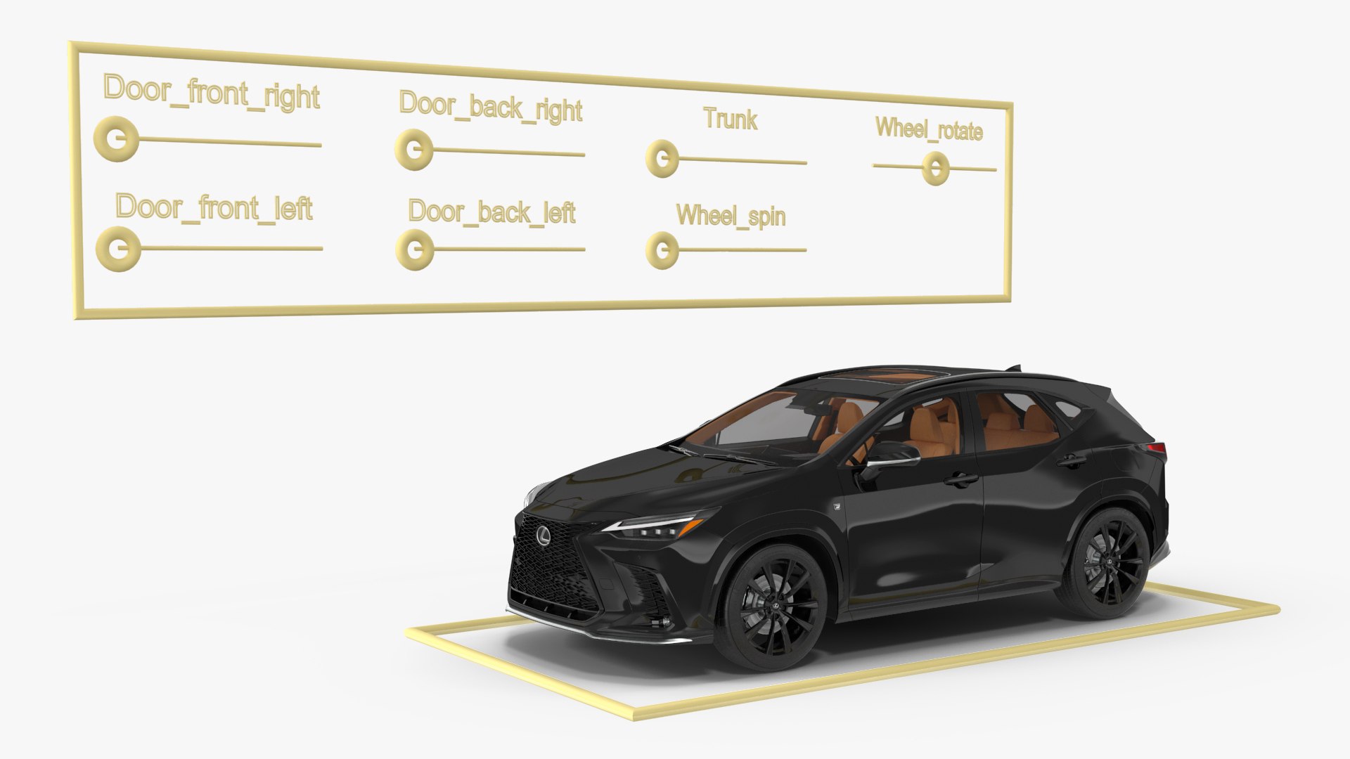3D 2024 Lexus NX Black Rigged model https://p.turbosquid.com/ts-thumb/aW/dxMjwe/DV/2024lexusnxblackrigged3dsmodel002/jpg/1701455223/1920x1080/fit_q87/1f0f2c6fa9062fb13db291d40760142e1523e990/2024lexusnxblackrigged3dsmodel002.jpg