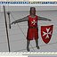 knight games rigged character 3d model