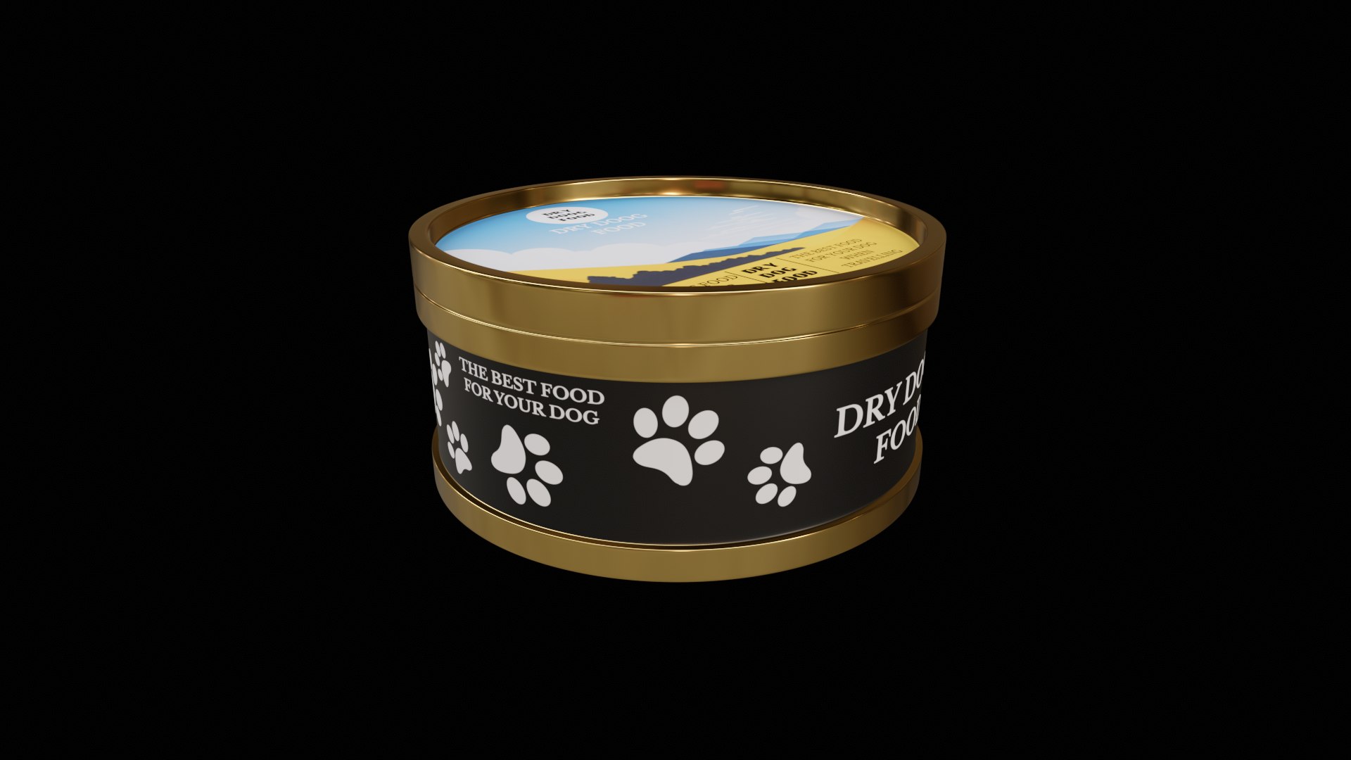 3D Dry Dog Food - PBR Realistic - High Poly 3D Model Model - TurboSquid ...