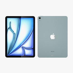 Apple iPad Air 11 2024 Blue 3D model
