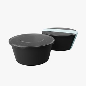 Meal Prep Container Round 1250ml 1 Compartment