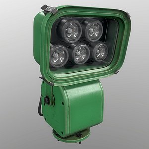 floodlight green 3D model