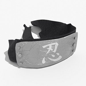 ninja headband 3D model