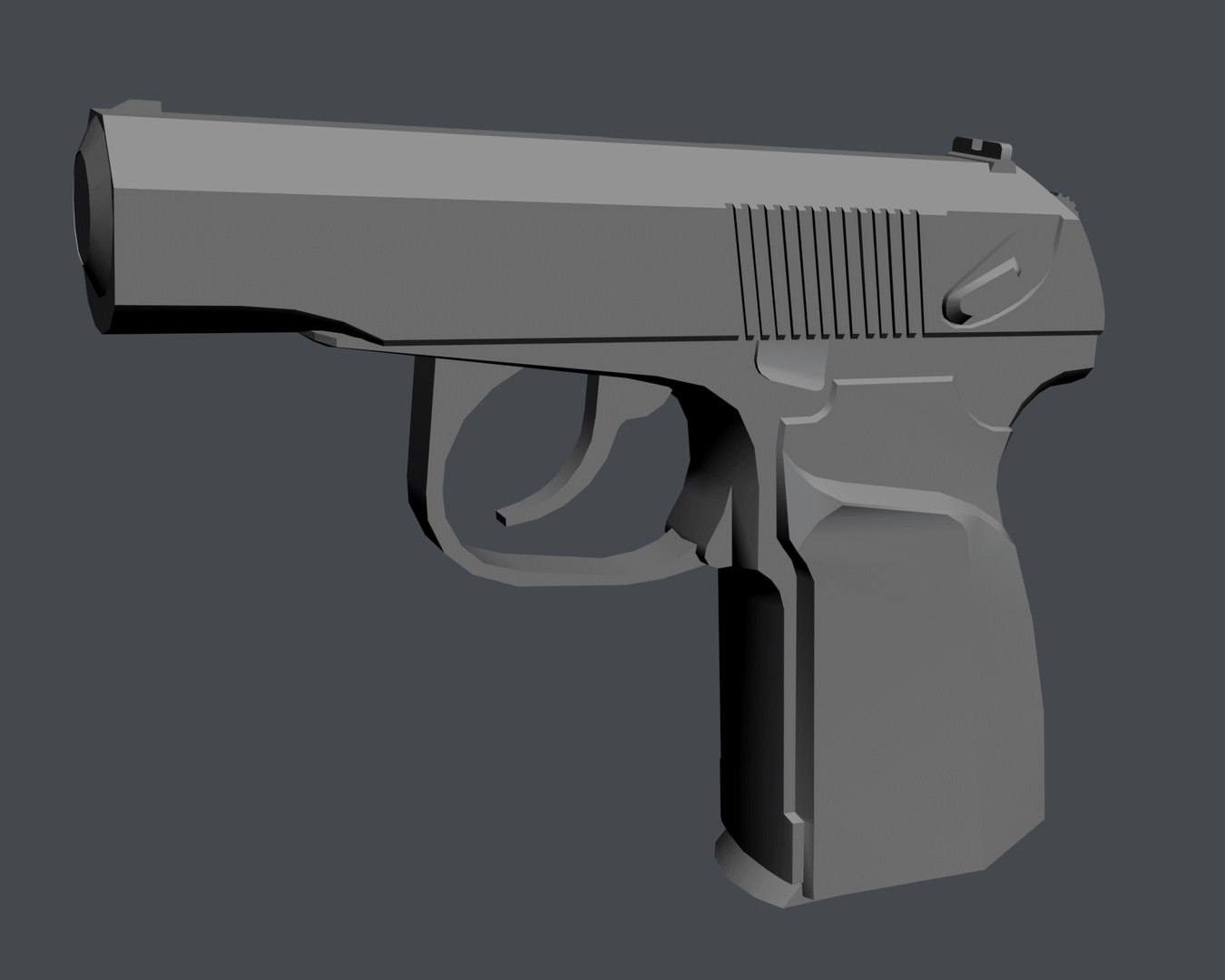 Pmm-12 Makarov Pistol 3d 3ds