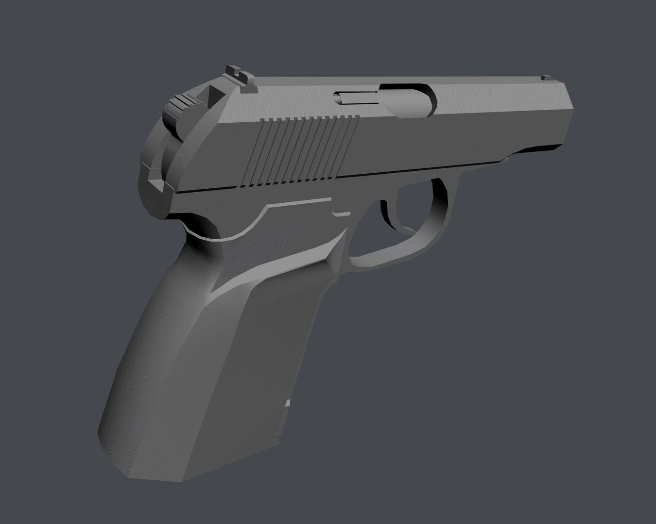 Pmm-12 Makarov Pistol 3d 3ds