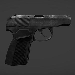 pmm-12 makarov pistol 3d 3ds