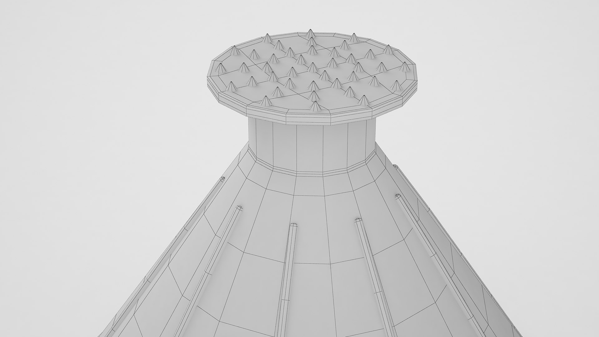 3D Car Ice Scraper Cone 01 TurboSquid 1779118