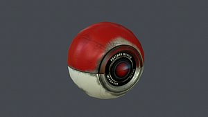 3d pokeball ball model