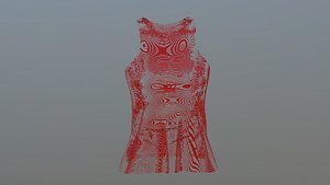 3D model Red top mesh